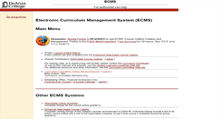 Desktop Screenshot of ecms.deanza.edu